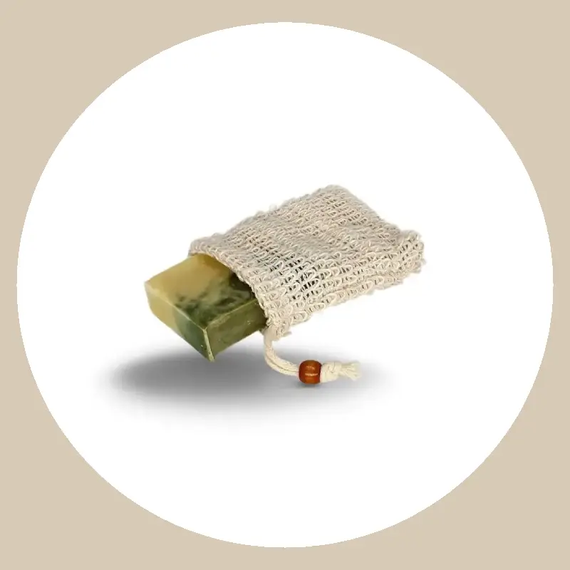 Sac à savon en sisal