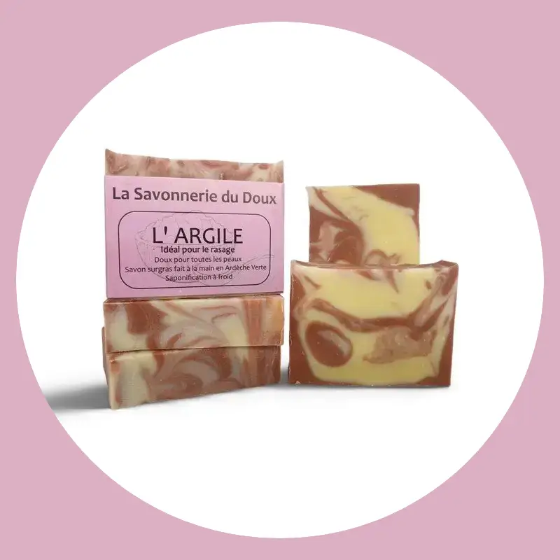 Savon artisanal à l'argile